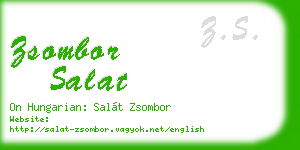 zsombor salat business card